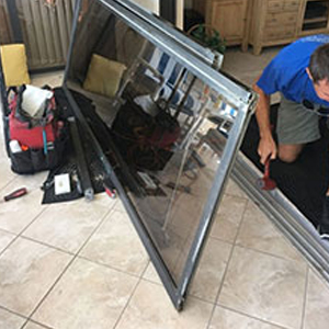 sliding glass door frame repair Escondido